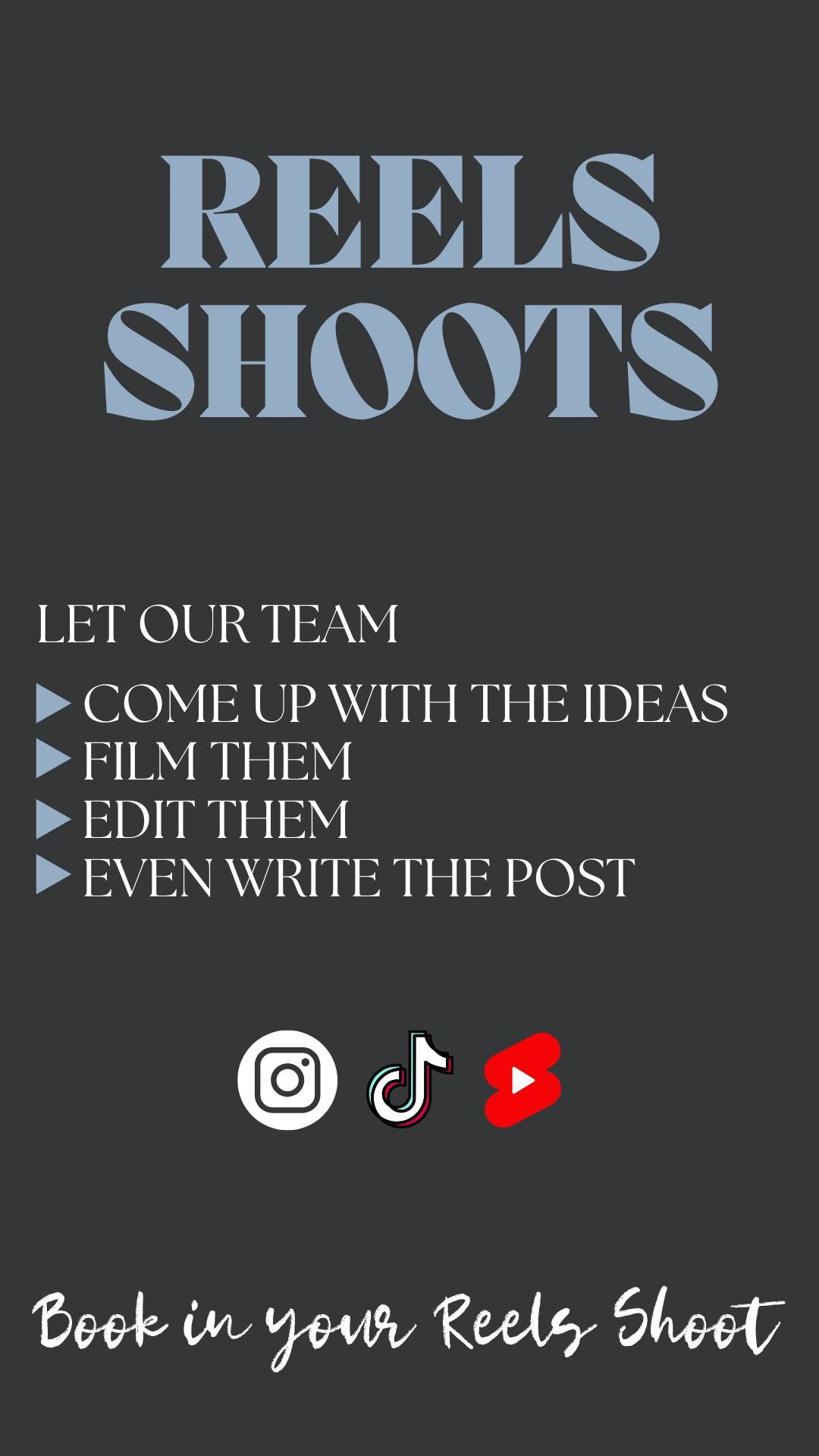 Reels - Shooting Package