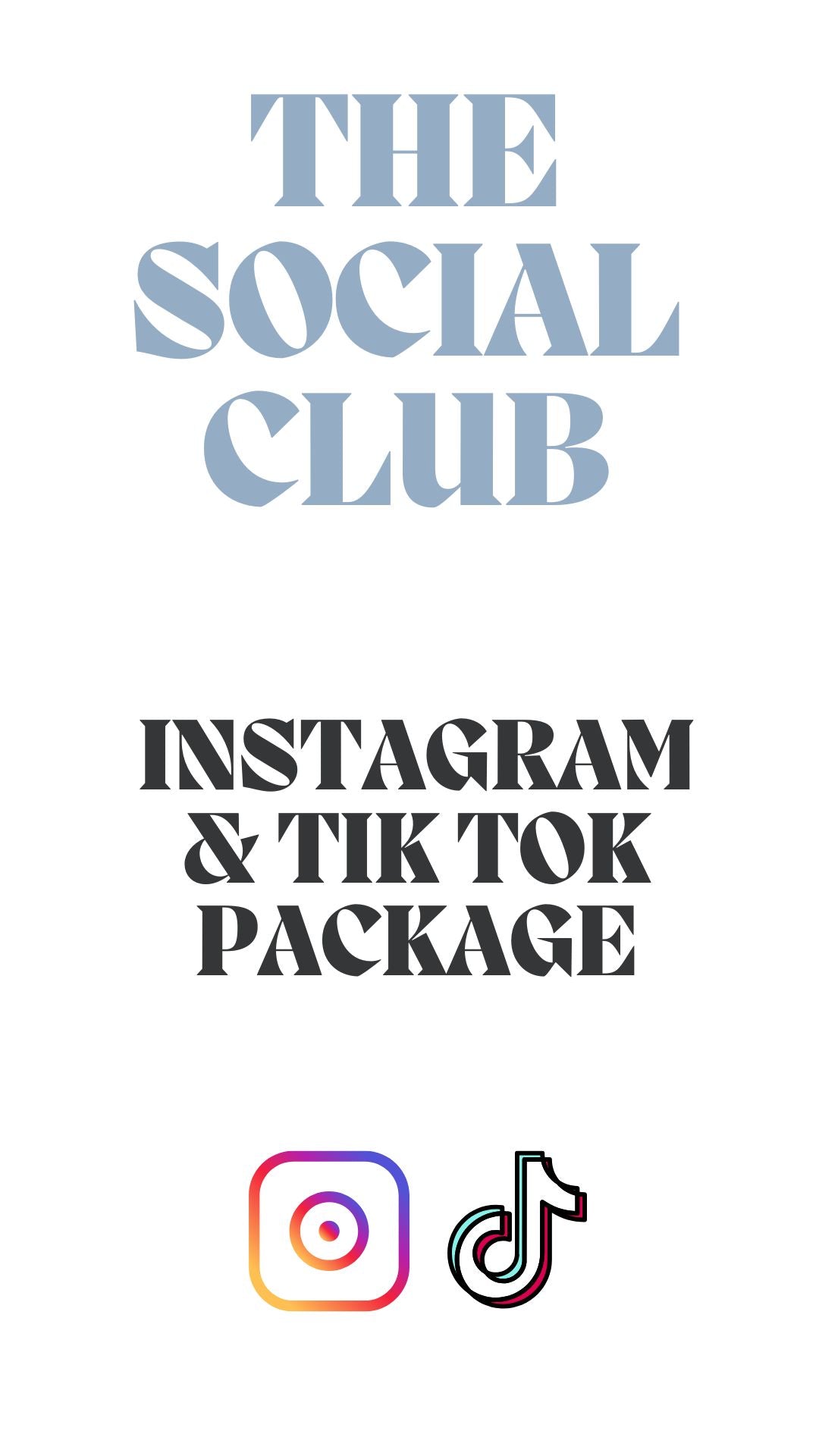 Engagement Social Club - Insta & Tik Tok package