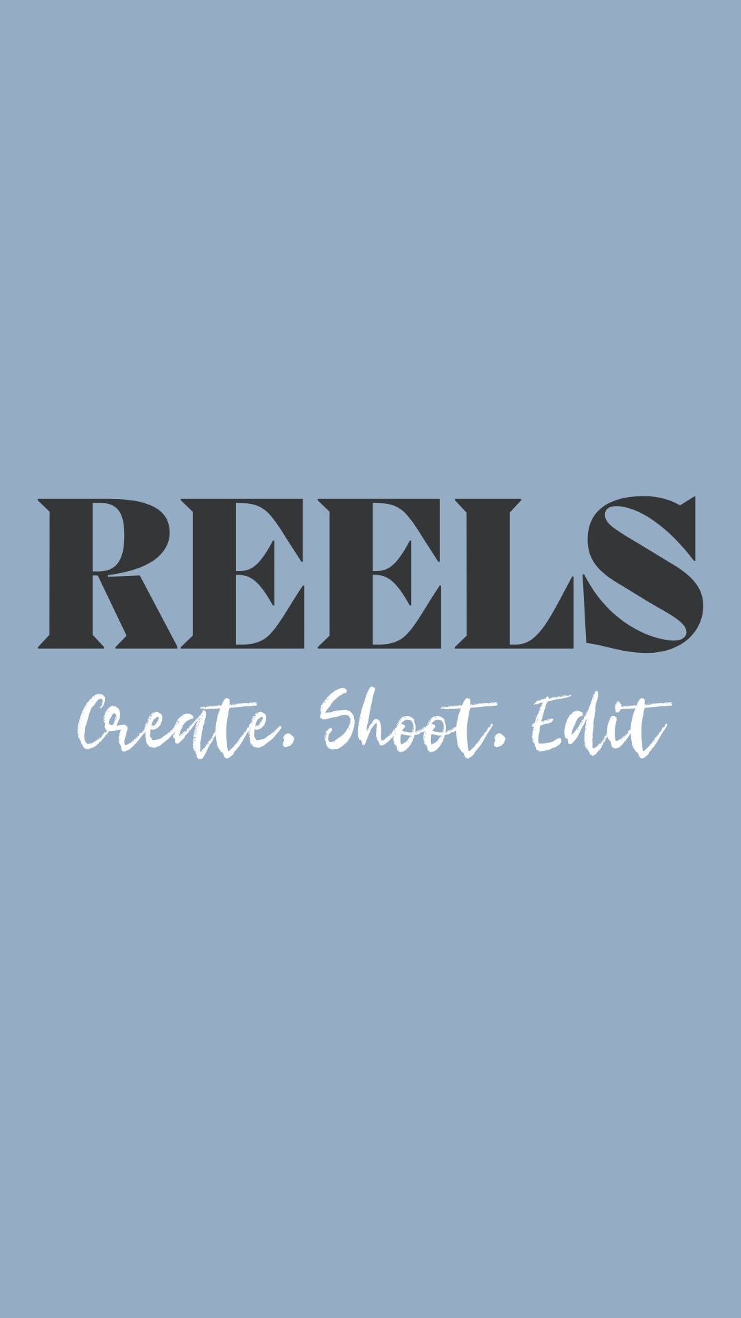 Reels - Shooting Package